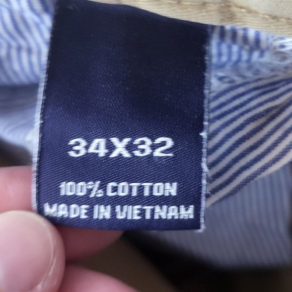 Cremieux Mens Brooklyn Khaki Tan Pants Size 34/32 Neutral Office Business Career - Picture 6 of 11